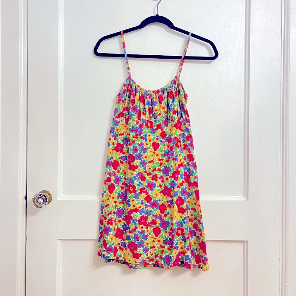 Faithfull the Brand La Ceiba Mini Dress La Fortuna Floral size M